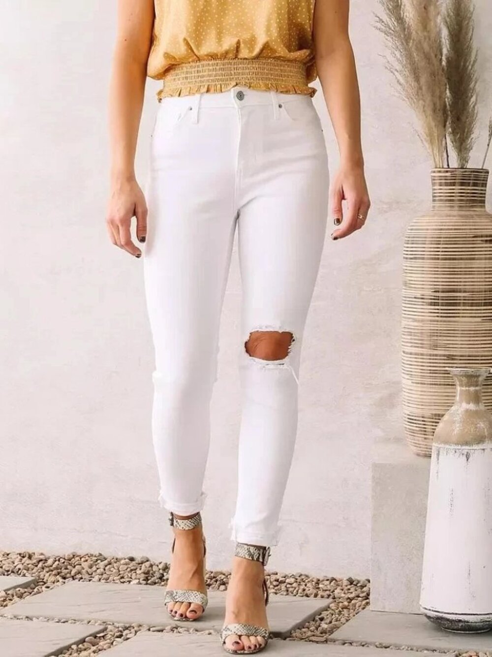 Levi’s White High Rise Skinny Ankle Jeans | Size 12 | NWT